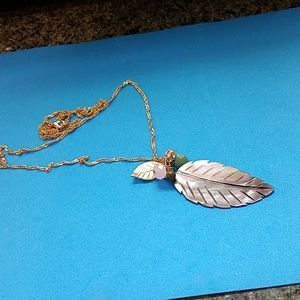 Shell Leaf Necklace